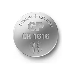 Батарейка Gp CR1616 Lithium 3.0V * 1 (відривається) (CR1616-7U5 / 4891199001116) - мініатюра 2