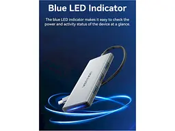 Мультипортовий адаптер Vention 7-in-1 USB-C to HDMI/USB3.0x3/SD/TF/PD (TOPHB) - мініатюра 12
