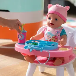 Ігровий набір Baby Born Столик для годування ляльки Baby Born S2 Час обіду (840634) - мініатюра 8