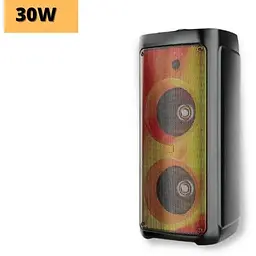 Портативна колонка XPRO ZQS8215 валіза 30Вт USB SD FM радіо Bluetooth 1 мікрофон ДУ (MER-15653) - мініатюра 2