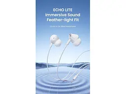 Навушники з мікрофоном Vention Echo Lite 3.5mm In-Ear Wired White (GBAWAV) - мініатюра 3