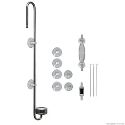 Дифузор CO2 + лічильник + клапан Dupla CO2 Diffusor Set L 35,5см до 250 л (80032) - мініатюра 3