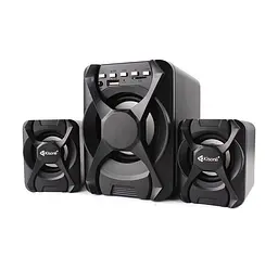 Компьютерные колонки 2.1 Kisonli U2500BT, Bluetooth, AUX, 5W+2x3W - мініатюра 1