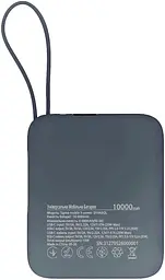 Power Bank Sigma X-power SI10A5QL 10000mAh 35W Оборудование для USB-C Cable gray UA - миниатюра 1