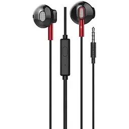 Дротові навушники Hoco M57 with mic Sky sound, 3.5mm, 1.2m, чорні