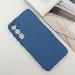 Чохол Silicone Cover Lakshmi Full Camera (A) для Samsung Galaxy A14 4G/5G Синій / Navy Blue - мініатюра 2