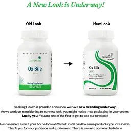 Бичача жовч Seeking Health Ox Bile 125 мг 120 капсул - мініатюра 3