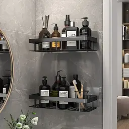 Полиця у ванну (30х13х5, 5 см) STORAGE RACK AND197, настінна / органайзер для ванної кімнати на стіну - мініатюра 3