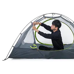 Намет Naturehike NH15Z006-P двомісний ультралегкий темно-зелений - мініатюра 2