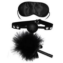 Набір аксесуарів БДСМ LoveToy Deluxe Bondage Kit, чорний