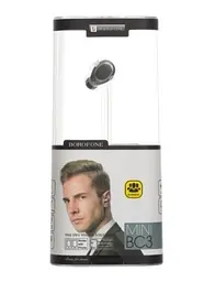 Бездротова Bluetooth-гарнітура Borofone ВС3 Grey - мініатюра 7