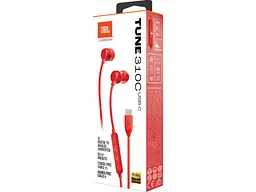 Навушники з мікрофоном JBL Tune 310C Red (T310CRED) - мініатюра 7