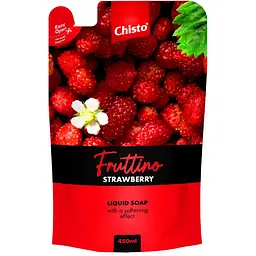 Рідке мило Chisto Fruttino Strawberry дой-пак 450 мл