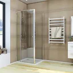 Душова кабіна без піддону Koer SR SC05-90x90x195-TR-01 прозоре скло Easy Clean 6 мм, хром KR5363, Універсальна, прозорий, хром - мініатюра 6