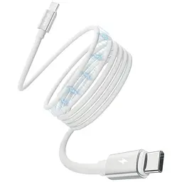 Кабель Proove Magneto Type-C to Type-C 60W (1m) white - мініатюра 4