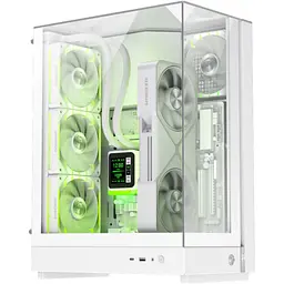 Корпус GameMax T20 White with window (T20 WH)