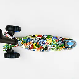 Самокат Maxi Best Scooter 59х15х30 см Різнобарвний 000231327 - мініатюра 4