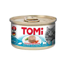Консерва для котів TOMi Salmon 85 гр лосось, мус