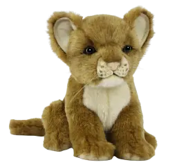 Мягкая игрушка Hansa Лев коричневый 17 см, Hansa