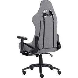 Геймерське крісло GT Racer X-2534-F Fabric Gray/Black Suede [121429] - мініатюра 7