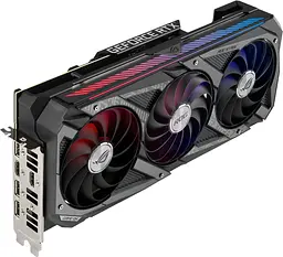 Відеокарта ASUS RTX 3060Ti 8Gb ROG Strix V2 Gaming OC LHR (ROG-STRIX-RTX3060TI-O8G-V2-GAMING) (GDDR6, 256 bit, PCI-E v4.0 x16) Б/в - мініатюра 4