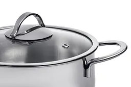Каструля Ardesto Black Mars зі скляною кришкою 3 л (AR0730S) - мініатюра 5