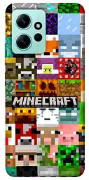 Чохол Demsky Minecraft collage для Xiaomi Redmi Note 12 4G