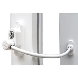 Дитячий замок на вікна Safety Lock із тросом білий