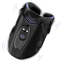 Насадка на пеніс Mechwarrior Black, 9 vibration functions Boss Series 52-00094 100567