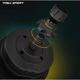 Гантелі композитні TREX Sport TX-010SK 2х10кг - мініатюра 5