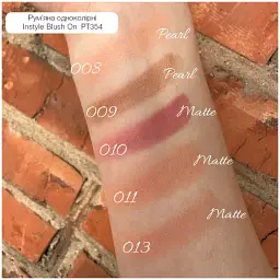 Рум'яна TopFace Instyle Blush On PT354 відтінок 009, 10 г - мініатюра 4