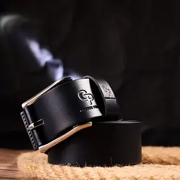 Ідеальний ремінь для чоловіків із натуральної шкіри Grande Pelle 21470 синій 120 см - мініатюра 10