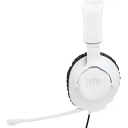 Навушники з мікрофоном JBL Quantum 100P Console White (JBLQ100PWHTBLU) - мініатюра 2