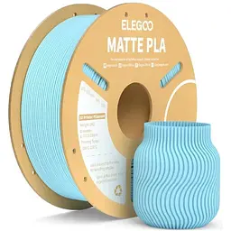 Пластик для 3D-принтера ELEGOO PLA matte 1кг, 1.75мм, blue ice (50.203.0259)