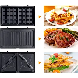 Бутербродниця Cecotec Rock`nToast 1000 3in1 [CCTC-03203] [109596] - мініатюра 7
