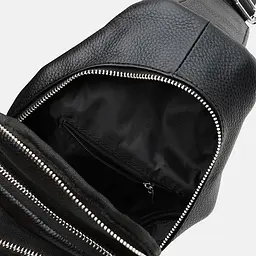 Чоловічий рюкзак шкіряний Keizer K11613bl-black - мініатюра 6