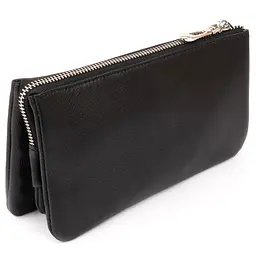 Місткий клатч на два відділення жіночий ST Leather 19246 чорний - мініатюра 6