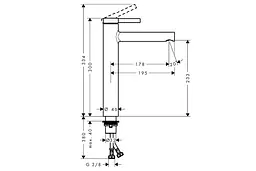 Змішувач для умивальника Hansgrohe Zesis S з д/к push-open chrome 74732000 - мініатюра 2