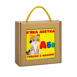 М'яка книжка-шуршалка "М'яка абетка" Книжковий хмарочос 823476