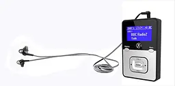 Yaakin K2, цифрове радіо Go DAB/DAB+/FM, акумуляторна батарея, портативний кишеньковий приймач, у комплекті - мініатюра 2