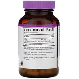 Діметіламіноетанол Bluebonnet Nutrition DMAE 100 мг 50 капсул - мініатюра 2