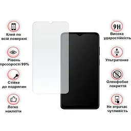Захисне скло BeCover для Motorola Moto E22 / E22i 3D Crystal Clear Glass (709732) - мініатюра 3