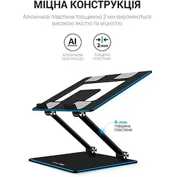 Підставка під ноутбук OfficePro LS111 Black (LS111B) - мініатюра 2