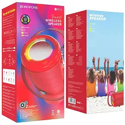 Bluetooth Колонка Borofone BR13 Young sports Red - мініатюра 2
