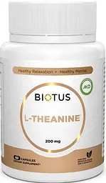 L-теанин Biotus L-Theanine 200 мг 60 капс