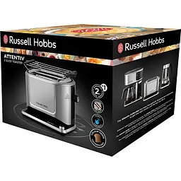 Тостер Russell Hobbs Attentiv 2 Slice 1500 Вт метал (26210-56) - мініатюра 4
