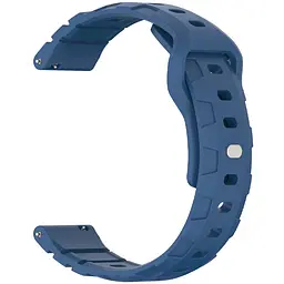 Силіконовий ремінець Defense для Smart Watch 20mm Blue - мініатюра 5