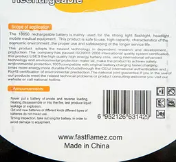 Акумуляторна батарейка Li-ion 18650 4200mAh акумулятор 3.7V перезаряджається 1 шт - мініатюра 5