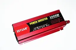 Перетворювач напруги 2600W 12V у 220V з чистою синусоїдою та LCD-дисплеєм - мініатюра 3