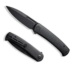Ніж cкладний Civivi Caetus C21025C-2 чорний - Micarta - чорне лезо